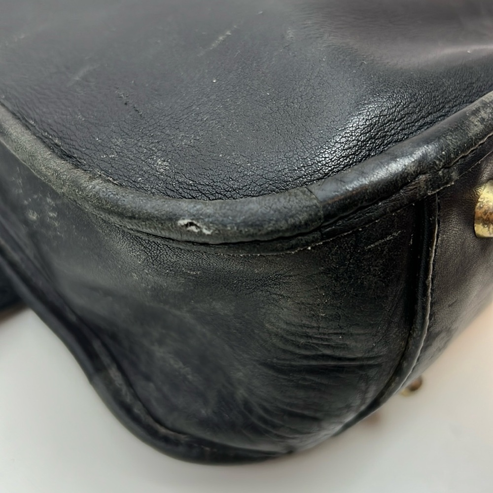 Coach USA Legacy Black Leather Crossbody Shoulder Bag 9966 - Picture 4 of 16